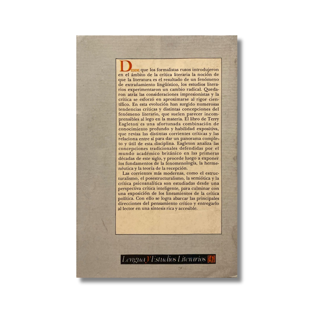 Una introducción a la teoría literaria