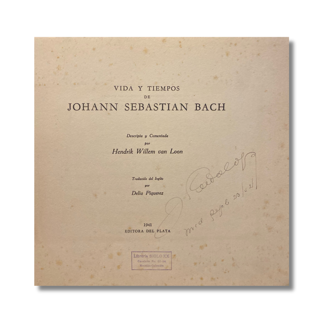 Vida y tiempos de Johann Sebastian Bach