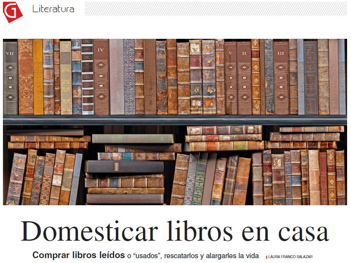 Domesticar libros en casa