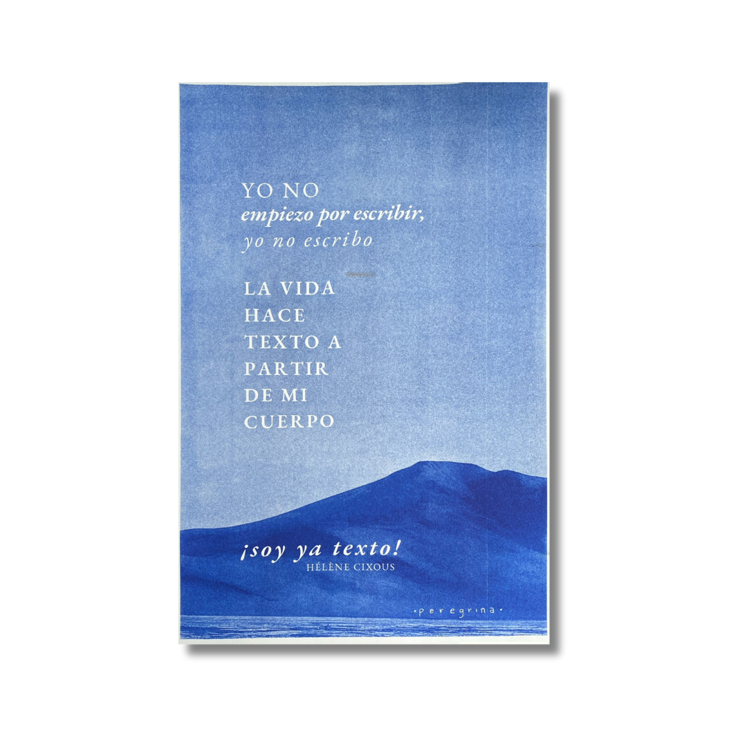 Póster Yo no empiezo por escribir