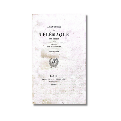 Aventures de télémaque (tome premier et deuxieme)