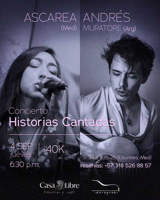 Historias cantadas: Ascarea & Andrés Muratore en concierto