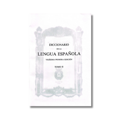 Diccionario de la lengua española
