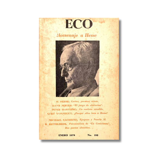 Eco. Revista de Cultura de Occidente (enero, 1978)