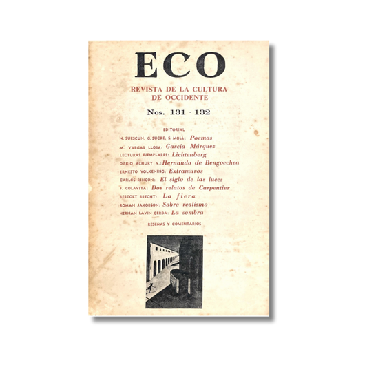 Eco. Revista de Cultura de Occidente (marzo/abril, 1971)