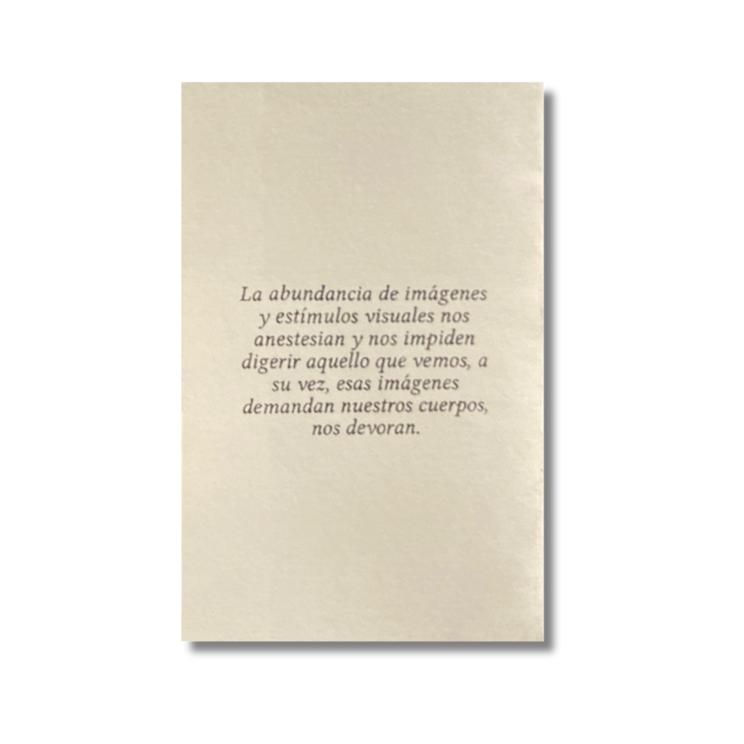 El cansancio de la mirada