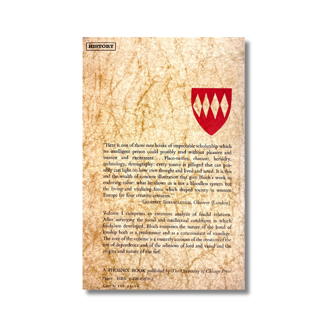 Feudal Society, volume I y volume II