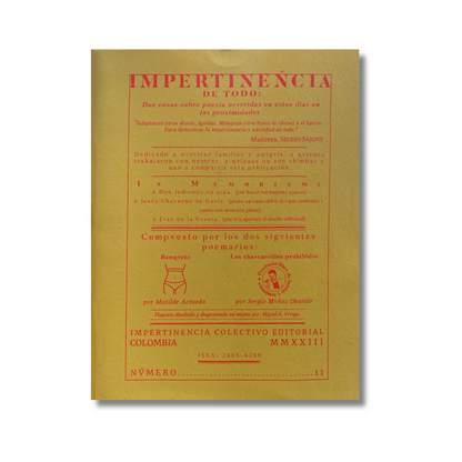 Impertinencia de todo 11