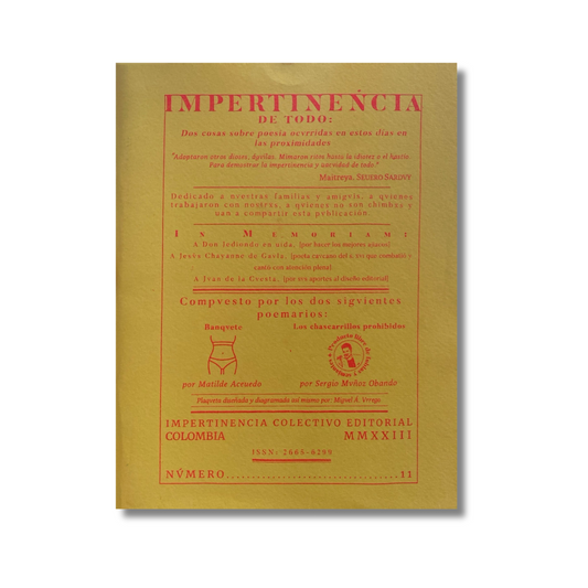 Impertinencia de todo 11