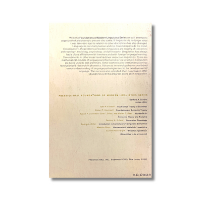 Introduction to contemporary linguistic semantics