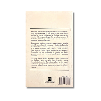 La teoría literaria contemporánea