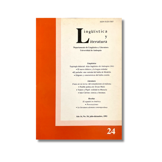 Lingüística y Literatura (revista) Nª24
