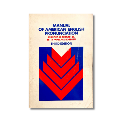 Manual of American English pronunciation