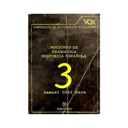 Nociones de gramática histórica española