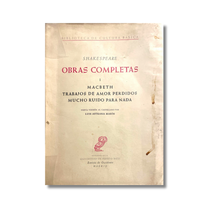 Obras completas I