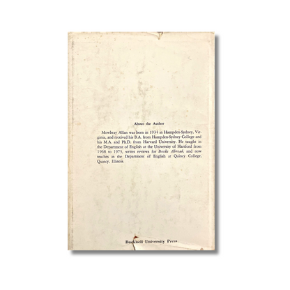 T. S. Eliot's impersonal theory of poetry