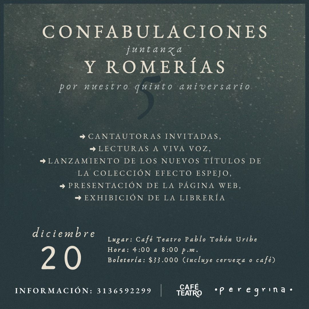 Confabulaciones y romerías. Evento 20 de diciembre.
