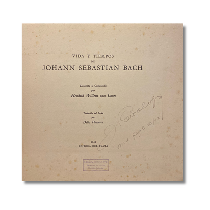 Vida y tiempos de Johann Sebastian Bach
